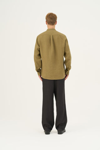 Leinenhemd Snapdragon, Olive Khaki 4