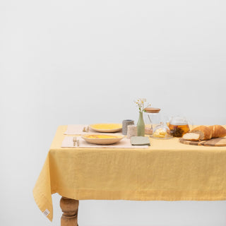Leinen-Tischdecke, Butter 5