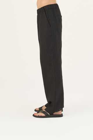 Leinenhose Sensus, Black 5