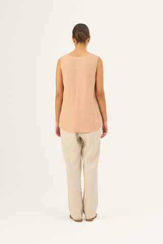 Leinen-Top Daffodil, Maple Sugar 4