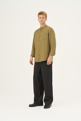 Leinenhemd Snapdragon, Olive Khaki 5