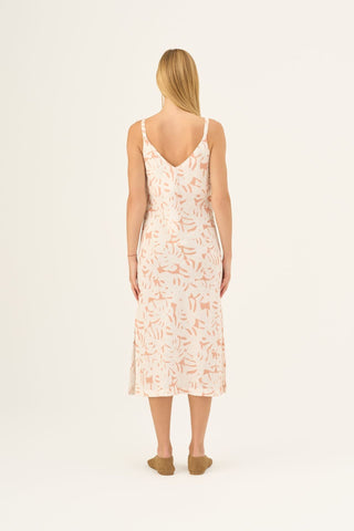 Leinenkleid Chamomile, White Monstera 4