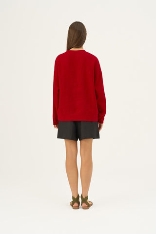 Leinen-Pullover Dahlia, Lava Falls 4