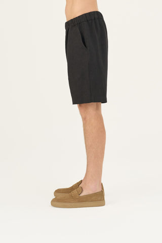 Leinen-Shorts Amabilis, Black 6