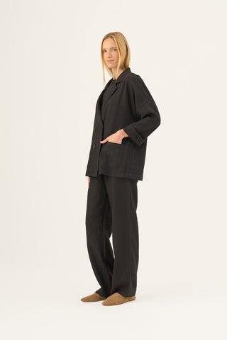 Leinenjacke Ventus, Black 3