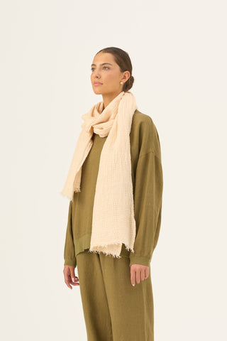 Leinenschal Dandelion, Brazilian Sand – Linen Tales