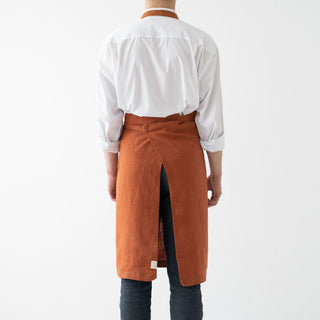Leinen-Schürze Chef, Baked Clay 2