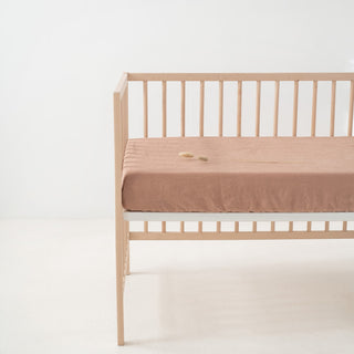 Leinen - Spannbettlaken für Kinder, Cafe Creme - Linen Tales 3