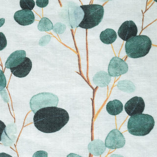 Ungewaschener breiter „Eucalyptus” Leinenstoff, 185 g/m 