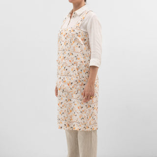 Leinenschürze Pinafore, Fall Watercolor 2