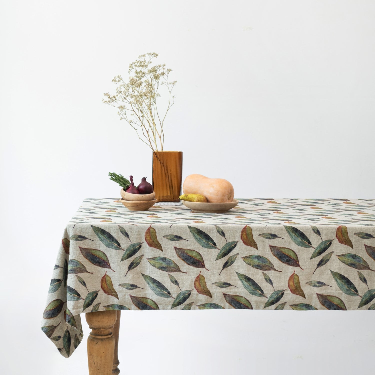 Leinen-Tischdecke, Golden Fall on Natural – Linen Tales