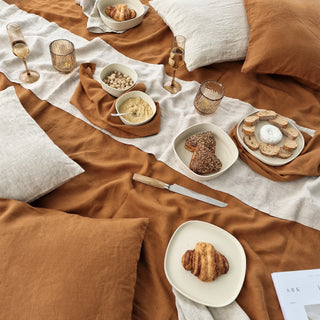 Leinen-Tischdecke, Hazelnut 3