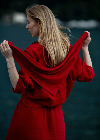 Leinen - tuch Mallow, Lava Falls - Linen Tales 4