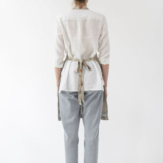 Leinen - Schürze Daily, Leaves on Natural - Linen Tales 3