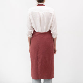 Leinen-Schürze Chef, Marsala 3