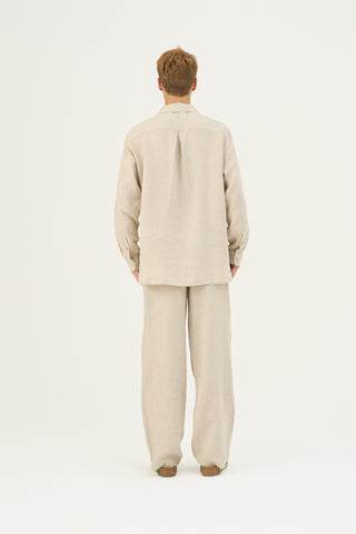 Leinen-hemd Larch, Melange 5