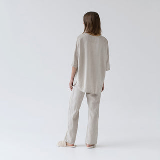 Melange Leinen Primrose Loungewear-Set 3