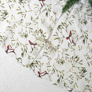 Leinen-Christbaumdecke, Mistletoe 2