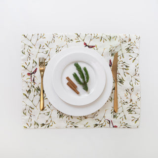 Leinen-Tischset, Mistletoe 2