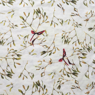 Ungewaschener breiter „Mistletoe” Leinenstoff, 185 g/m² 