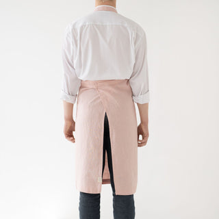 Leinen-Schürze Chef, Misty Rose 3
