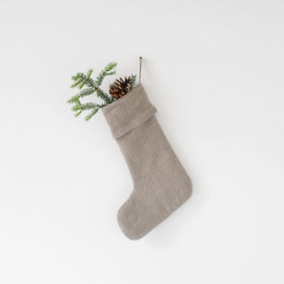 Leinen-Weihnachtsstrumpf, Natural 1
