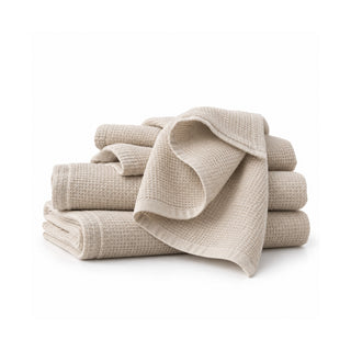 Natural Linen Fine Waffle Towel 