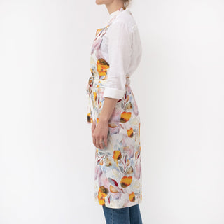 Leinen - Schürze Chef, Orange Flow - Linen Tales 3