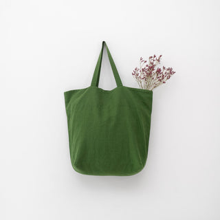 Große Leinentasche, True Green 