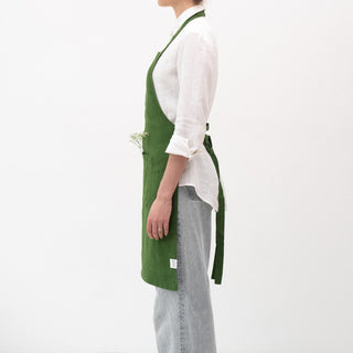 Leinen-Schürze Daily, True Green 2