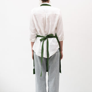 Leinen-Schürze Daily, True Green 3