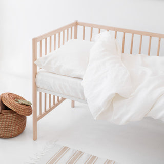 Leinen - Bettbezug für Kinder, White - Linen Tales 5