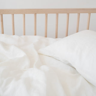 Leinen - Bettbezug für Kinder, White - Linen Tales 4