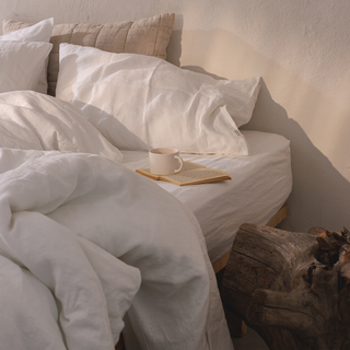 Leinen - Bettbezug - Set, White - Linen Tales 