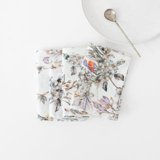 Leinen - Servietten im 2er - Set, Birds - Linen Tales 3