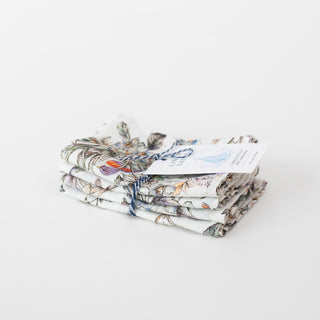 Leinen - Servietten im 2er - Set, Birds - Linen Tales 