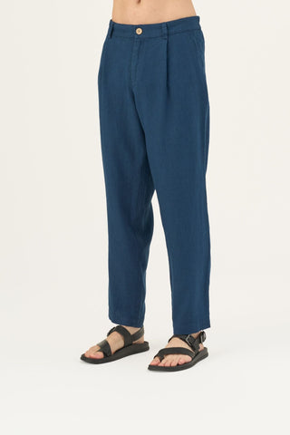 Leinenhose Magnus, Navy 3