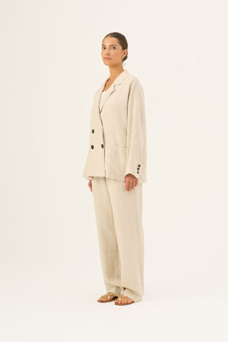 Leinenjacke Ventus, Melange 4