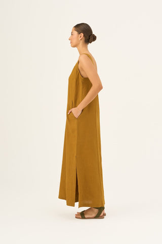 Leinenkleid Fugue, Bronze 3