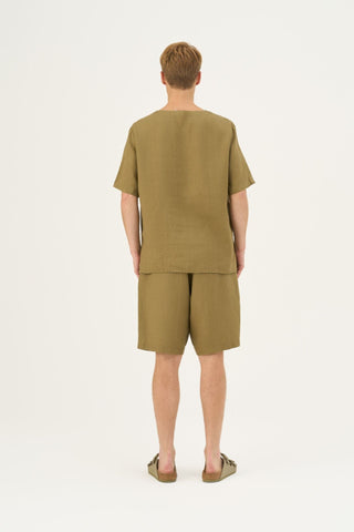 Fern-Pyjama-Set, Olive Khaki 3