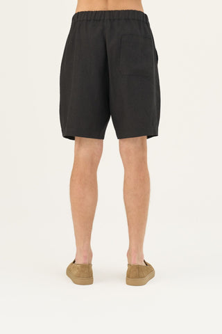 Leinen-Shorts Amabilis, Black 7