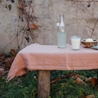 Leinen-Tischdecke, Cafe Creme 4