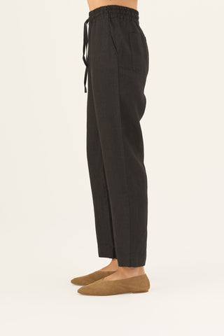 Leinenhose Octave, Black 5