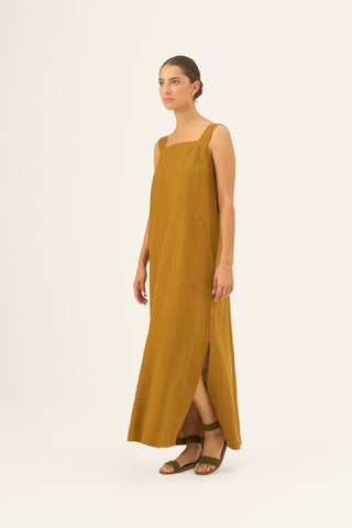 Leinenkleid Fugue, Bronze 4