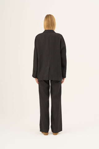 Leinenjacke Ventus, Black 4
