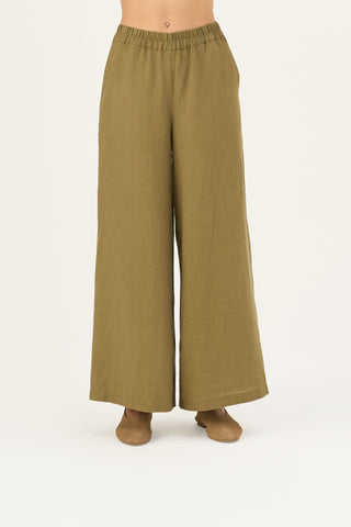 Leinenhose Zayn, Olive Khaki 3