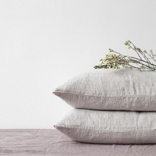 Leinen-Kopfkissenbezug, Melange – Linen Tales