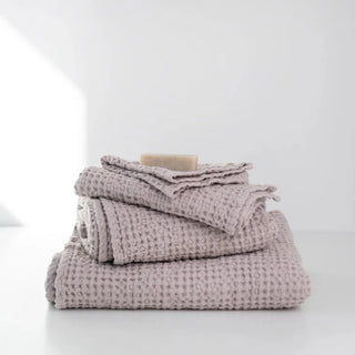 Bundle mit 3 Handtüchern in Waffelpiqué, Powder – Linen Tales