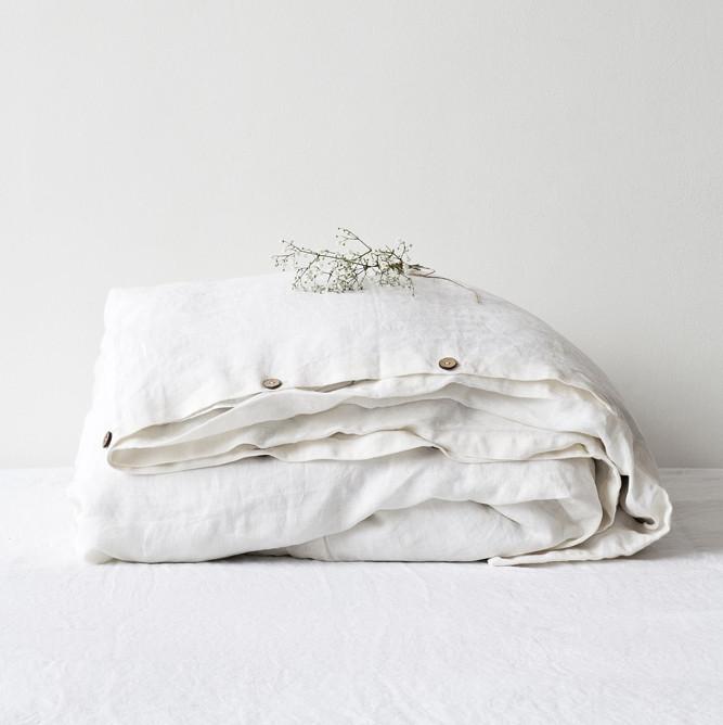 Leinen-Bettbezug, White – Linen Tales