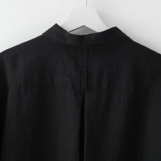 Leinen-hemd Larch, Black 4